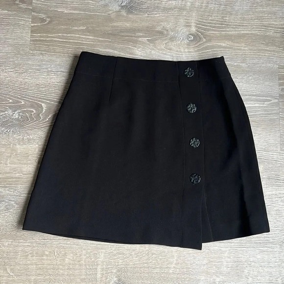 Whistles BUTTON DETAIL CREPE SKIRT - Picture 2 of 7